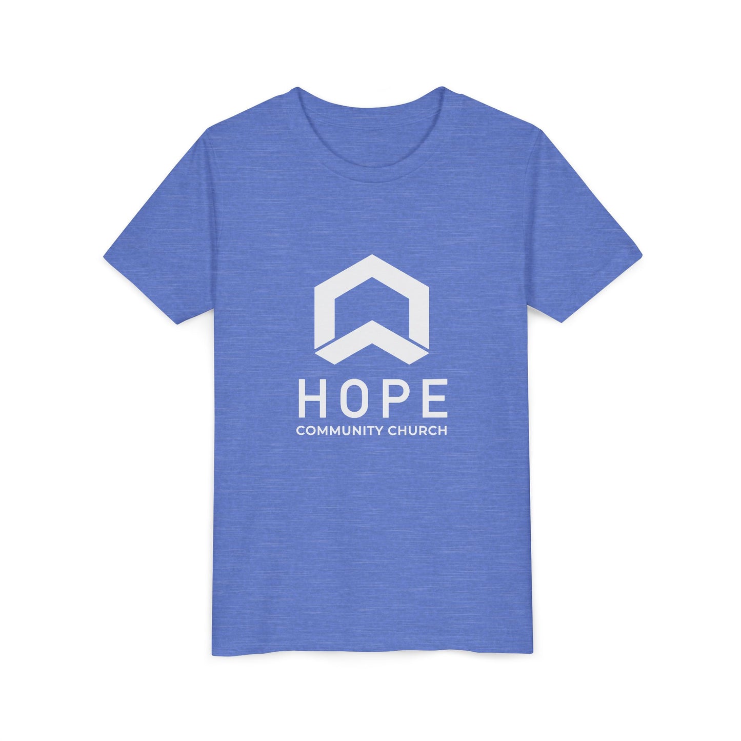 Hope Community Church Kids T‑Shirt — Minimal Logo Youth Short Sleeve Tee